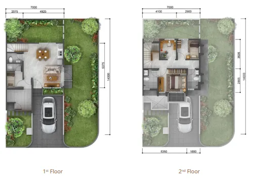 Floor plan for Type A Premium Hoek